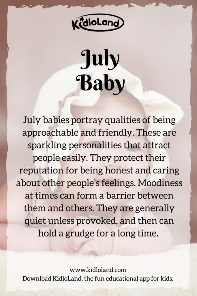What does being born July 22 mean?