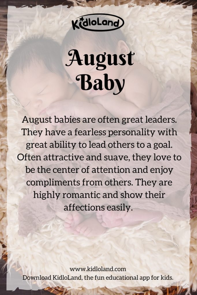 What does it mean to be born August 4?