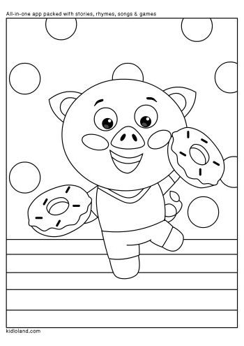 Happy_Piggy_Coloring_Page_kidloland