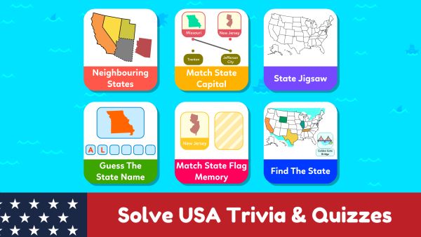 Solve USA Trivia and Quizzes