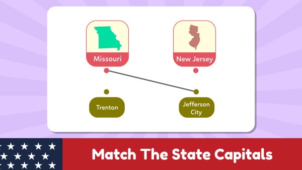 Match The State Capitals