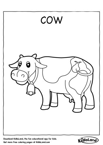 Cow_Coloring_Page_kidloland