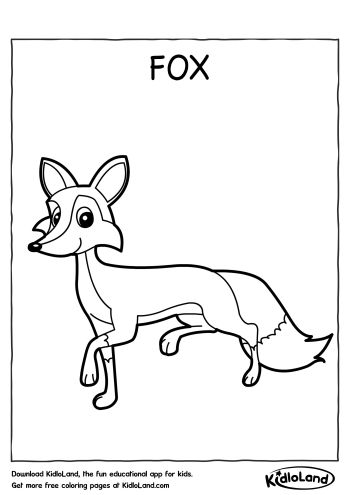 Fox_Coloring_Page_kidloland