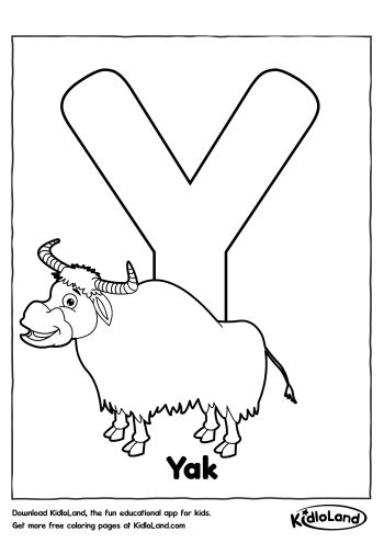 Alphabet_Y_Coloring_Page_kidloland