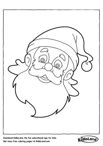 Santas_Face_Coloring_Page_kidloland