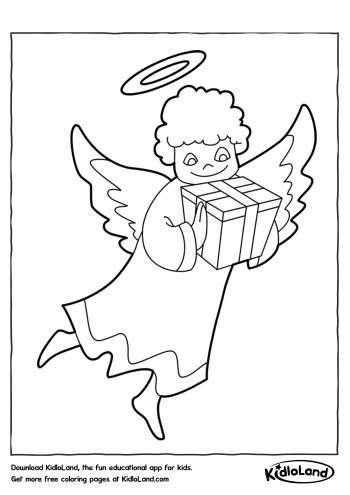 Angel_with_gift_Coloring_Page_kidloland