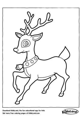 Reindeer_2_Coloring_Page_kidloland