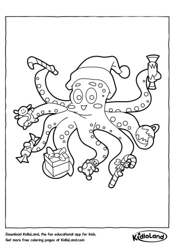 Octopus_Santa_Coloring_Page_kidloland