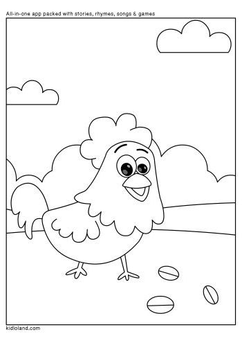 Chicken_Coloring_Page_kidloland