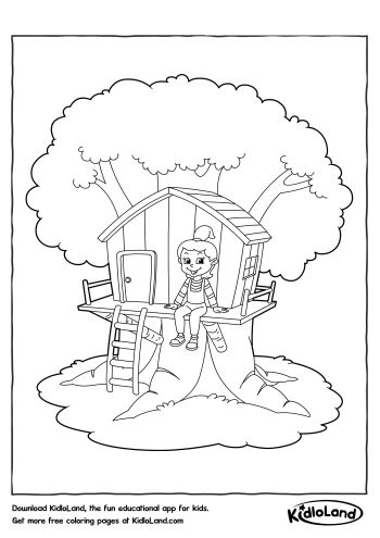 Treehouse_Coloring_Pages_kidloland