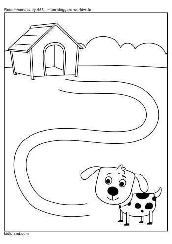 Dog_And_Dog_House_Maze_kidloland