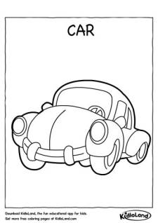 Car Coloring Page