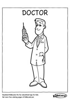 Doctor Coloring Page