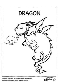 Dragon Coloring Page