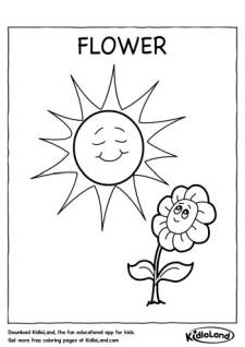 Flower Coloring Page