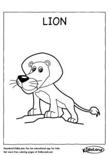 Lion Coloring Page