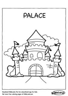 Palace Coloring Page