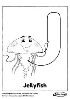 Alphabet J Coloring Page