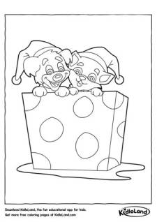 Gift Coloring Page