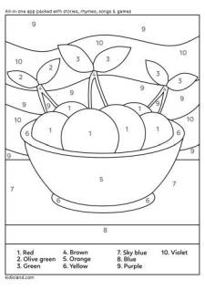 Color By Number Cherry