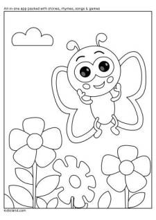 Butterfly Coloring Page