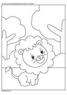 Lion Coloring Page