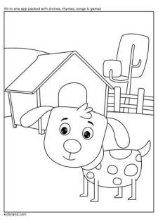 Dog Coloring Page