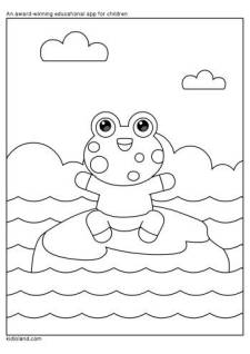 Frog Coloring Page