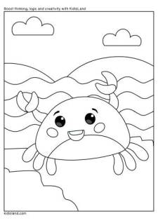 Sea Animals Coloring Page
