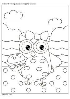 Owl Coloring Page