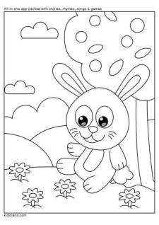 Bunny Coloring Page