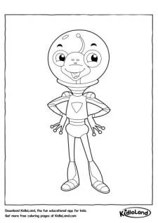 Alien Coloring Page