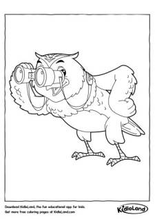 Binoculars Coloring Pages