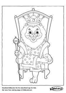 Lion King Coloring Page