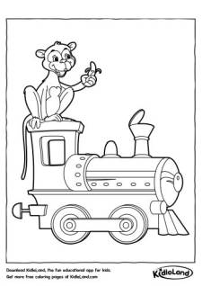 Train Engine Coloring Pages