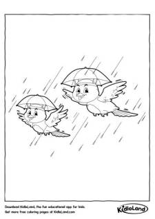 Birds Coloring Page