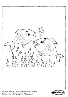 Two Fish Coloring Page