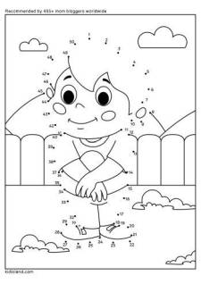 Dot To Dot Cute Boy