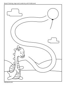 Dino And The Balloon Maze