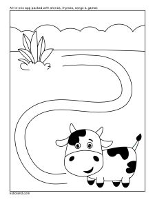 Cow And Grass Maze